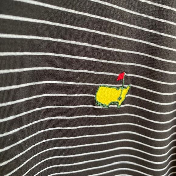 Master's Collection Black and Light Blue Striped Golf Polo - XXL - Picture 5 of 5